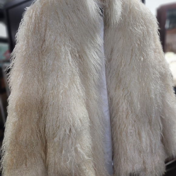 Vintage Fur Shaggy Coat By Damselle New York - Picture 2 of 4